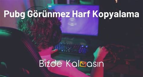 görünmez harf.